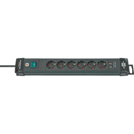 Multiprise 6 prises avec USB Premium Line - 3m H05VV-F3G15 Brennenstuhl (1/5)