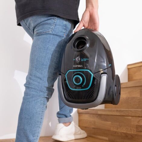 Cecotec – Aspirateur sans sac 850W – Aspiration 18 kPa – Capacité 2,5 L – Niveau sonore 75 dB – Tube télescopique réglable (1/7)