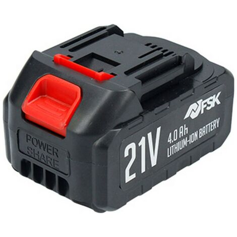 Ferrestock FSKBAT003 Batterie Lithium 21V 4.0Ah Noir (1/3)