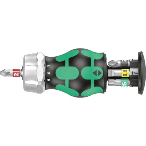 Wera Kraftform Kompakt Stubby Magazin RA 2 Jeu d'embouts W818622