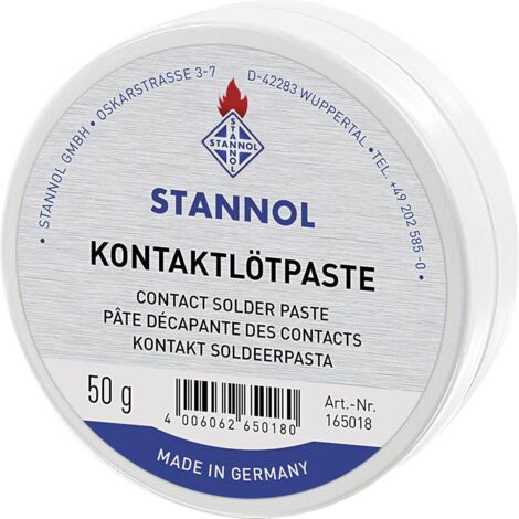 Stannol 165018 pâte de contact pour soudure 50 g (1/2)