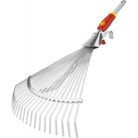 Wolf-Garten – Râteau réglable en acier – Manche en aluminium – Pour terrains accidentés – Utilisation professionnelle