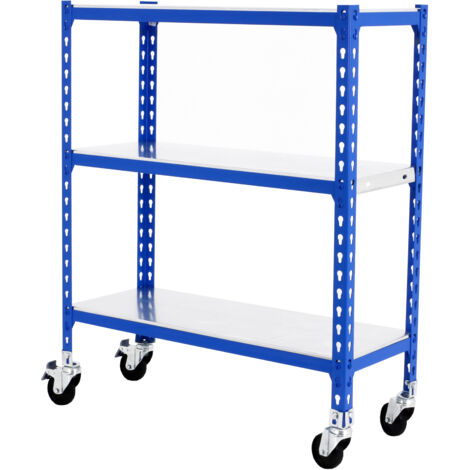 Simonrack Étagère industrielle métallique 3 niveaux azul/galva