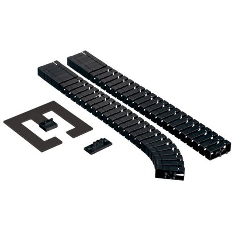 Triton Organisateur de câbles flexible noir 75 cm (1/4)