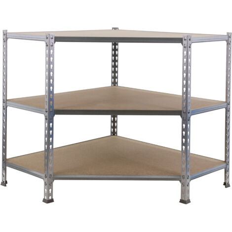 Simonrack MADERCLICK 3/500 étagère d'angle galva bois (1/5)