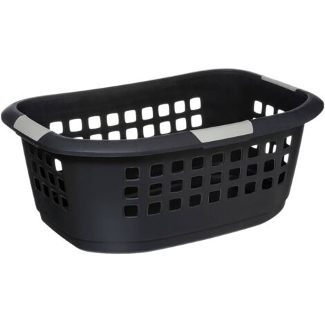 5Five Simply Smart – Corbeille à linge 51L en polypropylène – Dimensions 67.5x45.5x27 cm – Poids léger 1.29 kg – 3 poignées ergonomiques pour transport facile