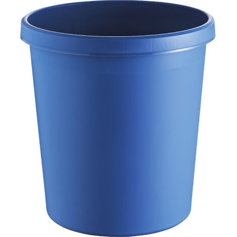 helit Papierkorb H6105834 18l rund Kunststoff blau