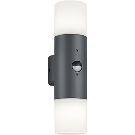 Trio Hoosic Applique d'extérieur Anthracite et Blanc (1/3)