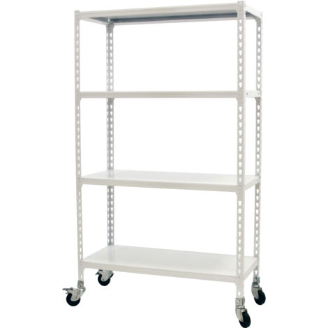 Simonrack Étagère métallique blanche 1575 mm hauteur