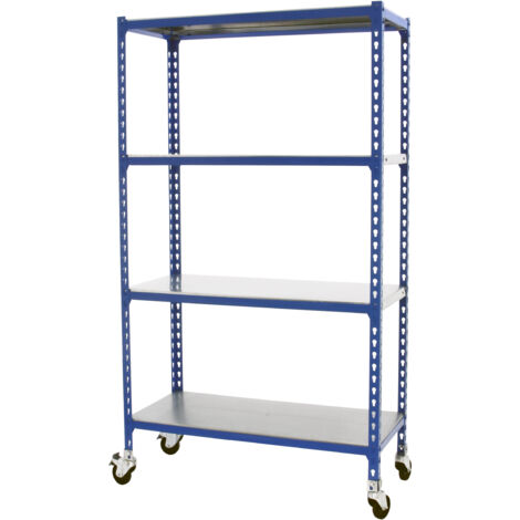 Simonrack Étagère métallique bleu galva 1575x900x500 mm