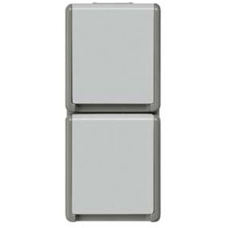Siemens 5UB4723 Interrupteur et prise Schuko gris (1/3)