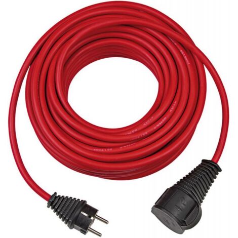 Brennenstuhl Verlängerungskabel Neopren 25m rot IP44