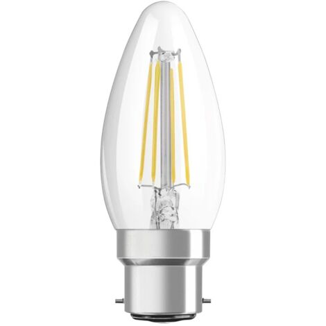 Osram Flamme Ampoule LED 4W Transparent Rétro B22 (1/4)