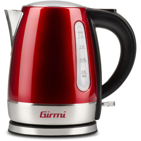 Girmi BL3202 Bouilloire Électrique Rouge Noir 1,2L (1/5)