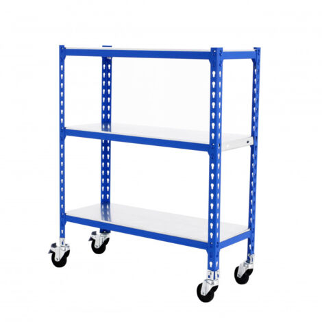 Simonrack Simonclick étagère métallique bleu galva robuste (1/2)