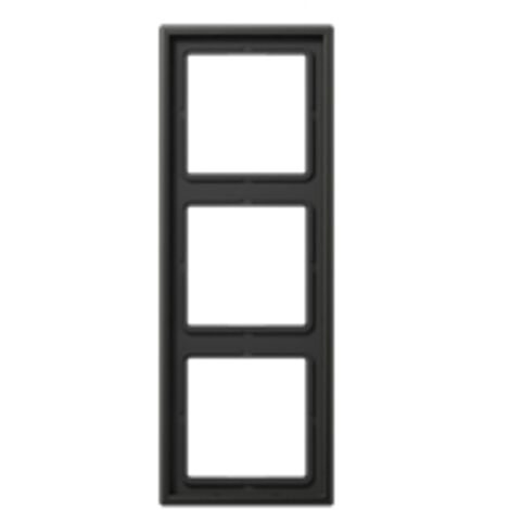 JUNG AL 2983 AN Cadre triple anthracite aluminium 81x223 mm (1/2)