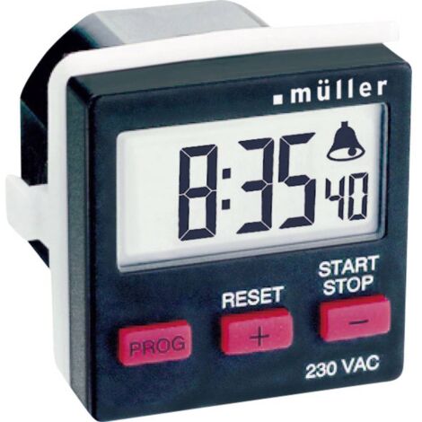 Muller TC 14.21 minuterie numérique noire compacte