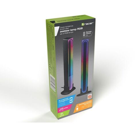 Tracer Ambience lampe de bureau noire RGB intelligente (1/5)
