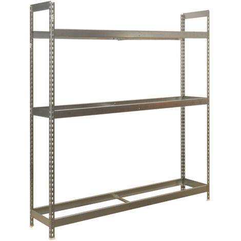 SimonRack Étagère à Pneus, Rangement 21 pneus, 2000x1500x450 mm, Métal Renforcé, Garage Atelier, Galvanisé - Simonauto