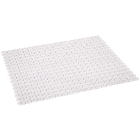 EDA – Tapis fond d'évier blanc cérusé 41 cm – Protection contre rayures et chocs – Plastique résistant pour cuisine moderne (1/4)