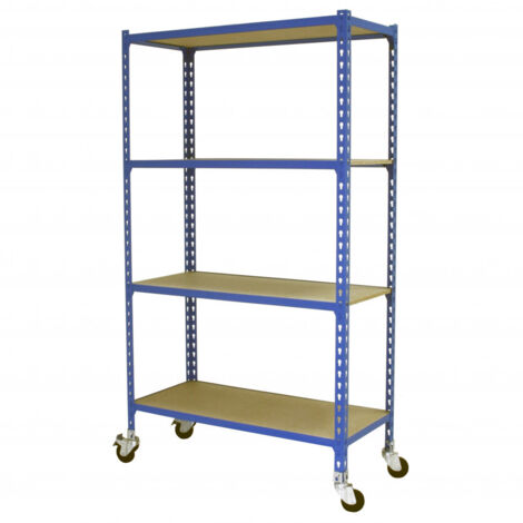 Simonrack Maderclick Mobile 4/400 Étagère Bleue Mobile (1/2)