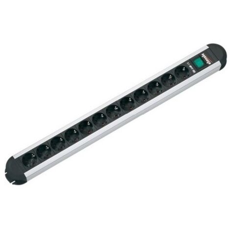 BACHMANN STECKDOSENLEISTE PRIMO CLASSIC ALU, 12-FACH MIT (1/2)