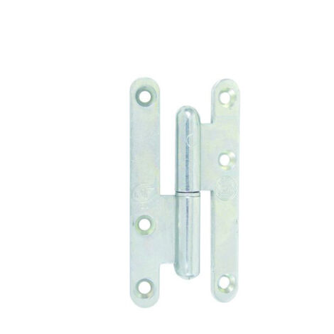 Paumelle gauche bois LOUTRE SEDAN 160x60 mm bouts ronds zingué JARDINIER MASSARD J530910
