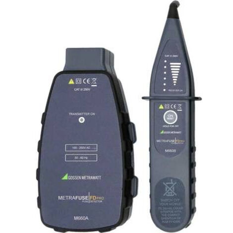 Gossen Metrawatt M660C détecteur fusibles noir haute sensibilité (1/3)