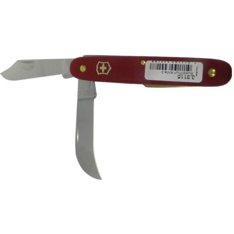 Victorinox 3.9116 Couteau de jardinage rouge 100 mm