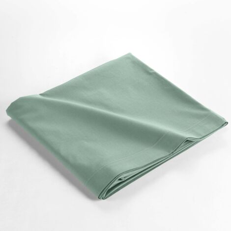 Douceur-dinterieur Biolina Drap Plat Coton Bio Sauge 240x300cm (1/5)