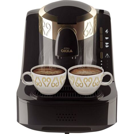 Machine à expresso moka 710W pour 2 tasses – Réservoir 0,95L – Design noir et cuivre – Préparation rapide et efficace – Arzum - S333031 (1/6)