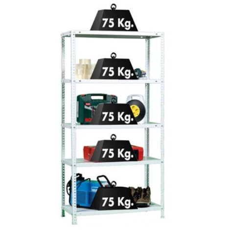 Simon Rack Advantage Plus 5 étagères blanc robuste (1/9)