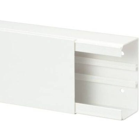 Heidemann 09996 Goulotte à câbles blanc 110x60 mm
