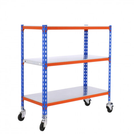 Simonrack Estante moderne bleu 90x90x50 cm métal (1/2)