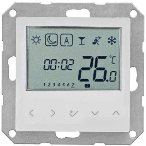 Salus BTRP230 thermostat blanc alpin pour chaudière (1/2)