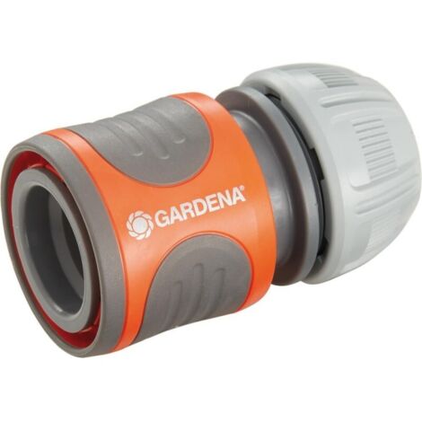 FP – Raccord rapide Gardena pour tuyau 13-15 mm – Connecteur noir gris orange – Conception ergonomique pour déconnexion facile – Compatible GARDENA (1/4)