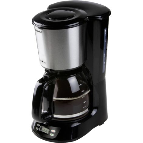 Domo DO1065K Cafetière noire capacité 1,5 litre (1/5)