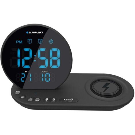BLAUPUNKT CR85BK Radio-réveil à charge (1/2)