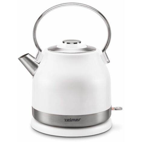 Bouilloire électrique Zelmer ZCK7940 1,5 L 2200 W Acier inoxydable, Blanc (1/5)