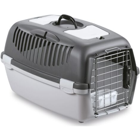 Zolux Box Gulliver 3 Delux Cage de Transport Gris (1/3)