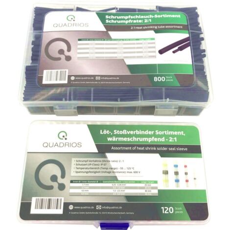 Quadrios 2107C406 prolongateur électrique noir 920 pièces (1/2)