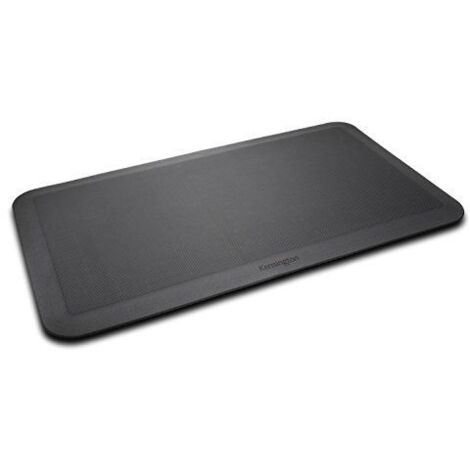 Kensington Tapis anti-fatigue, confort ergonomique, antidérapant, idéal pour les bureaux debout, noir (1/10)