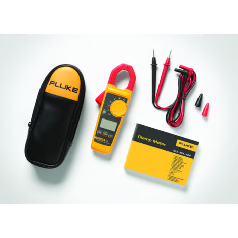 Pince multimètre Fluke 325 – Mesure courant AC/DC jusqu'à 400A – Tension jusqu'à 600V – Indice de sécurité CAT III 600V - fluke325f