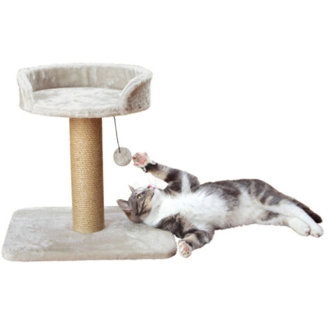 Trixie Mica arbre à chat gris clair confortable 45x35x46 cm (1/7)