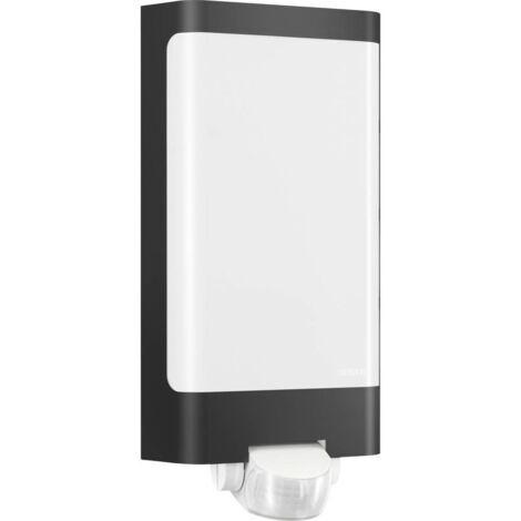 Applique murale LED extérieure avec détecteur de mouvements Steinel L 240 056506 LED intégrée anthracite (1/5)