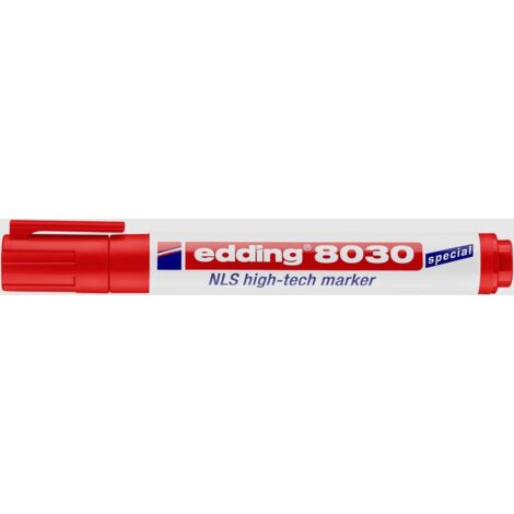Edding HighTech-Marker 8030NLS Rouge marqueur permanent (1/5)