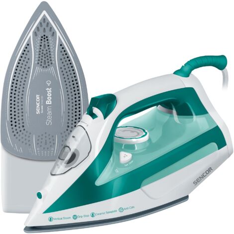 Sencor SSI 6100GR fer à repasser Fer à vapeur Semelle en céramique 2600 W Vert (1/3)