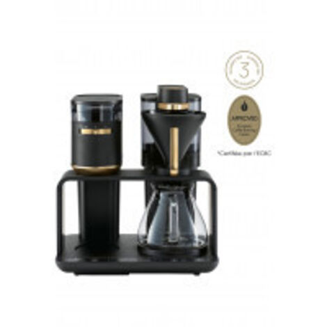 Machine à café à capsule Melitta Epos noir or – Puissance 1450W – Réservoir 1,2L – Système de préparation rapide