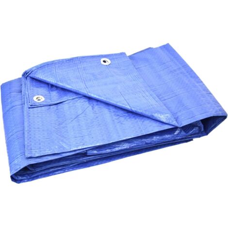 Geko Bâche Polypropylène Renforcée Bleue 12x15m (1/2)