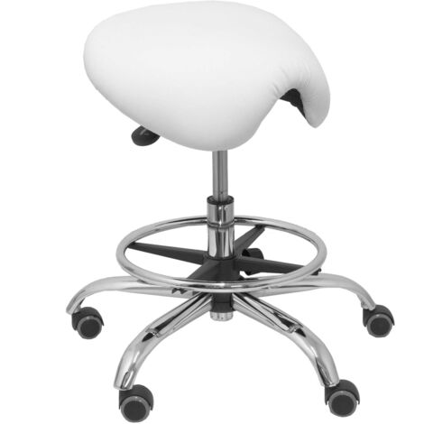 Alatoz similpiel tabouret blanc (1/5)